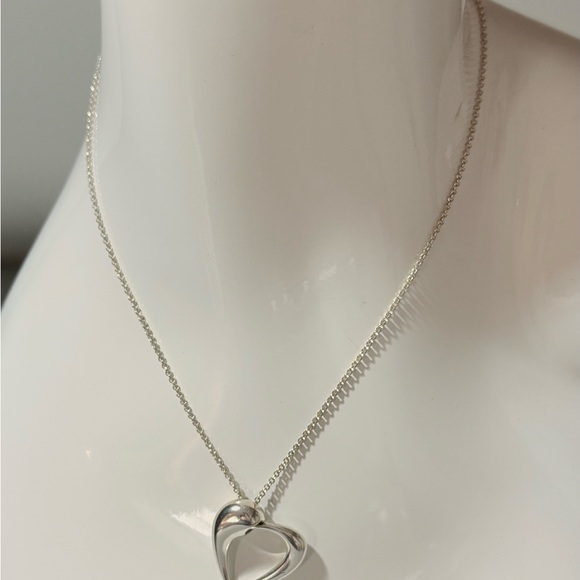Georg Jensen Signed 2006 Karin Rashid Design Heart Pendant 925 Necklace 18 in - Picture 5 of 6